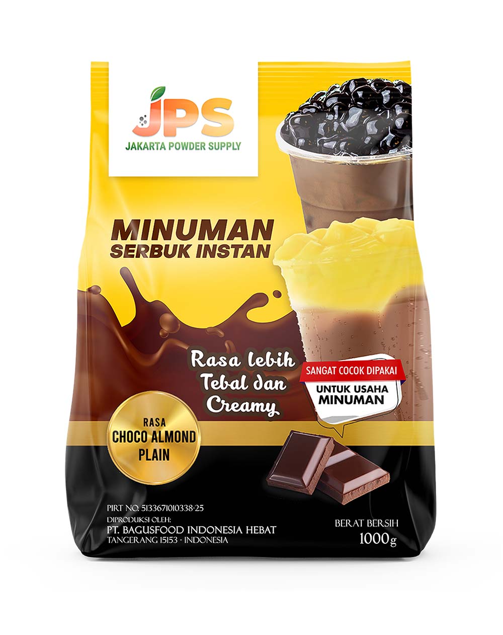 Bubuk Minuman Choco Almond Plain JPS