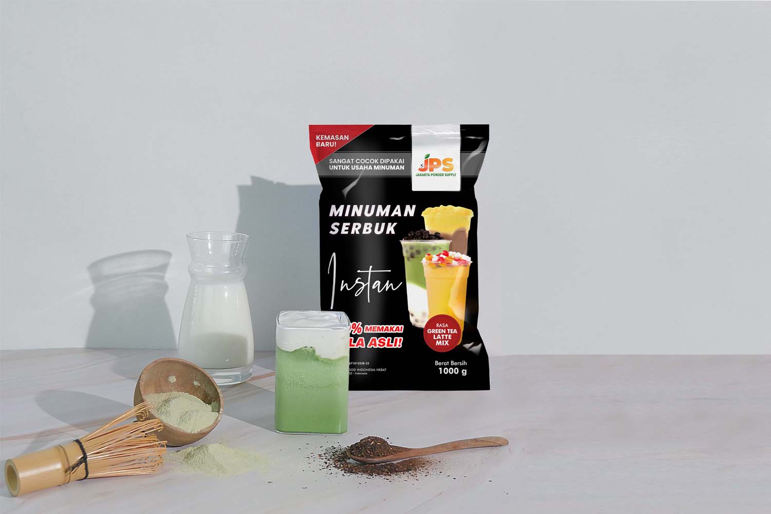Bubuk Minuman Green Tea Latte Mix JPS