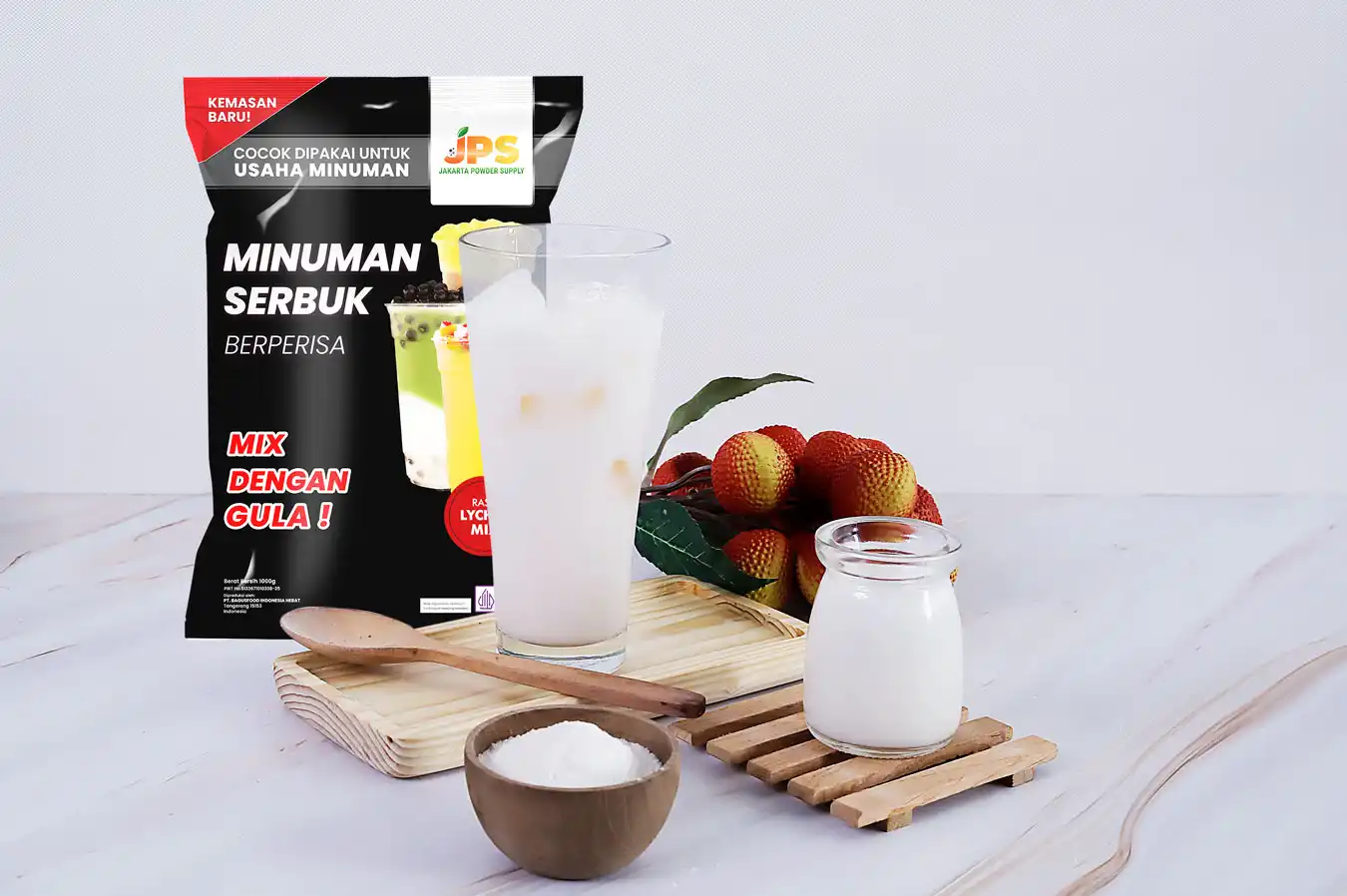 Bubuk Minuman Lychee Mix Bubuk Minuman Lychee Mix