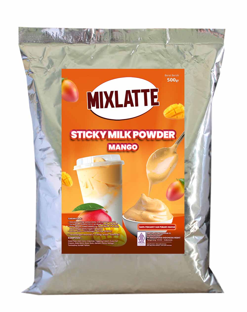 bubuk sticky milk mangga bubuk sticky milk mangga