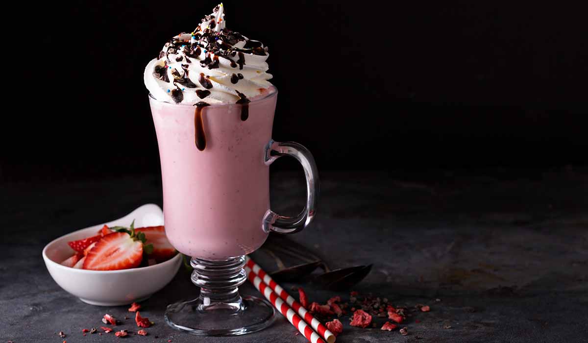 strawberry milkshake