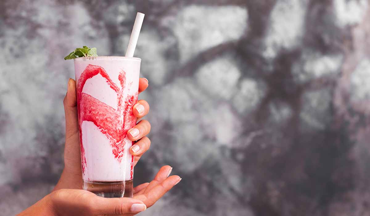 strawberry milkshake