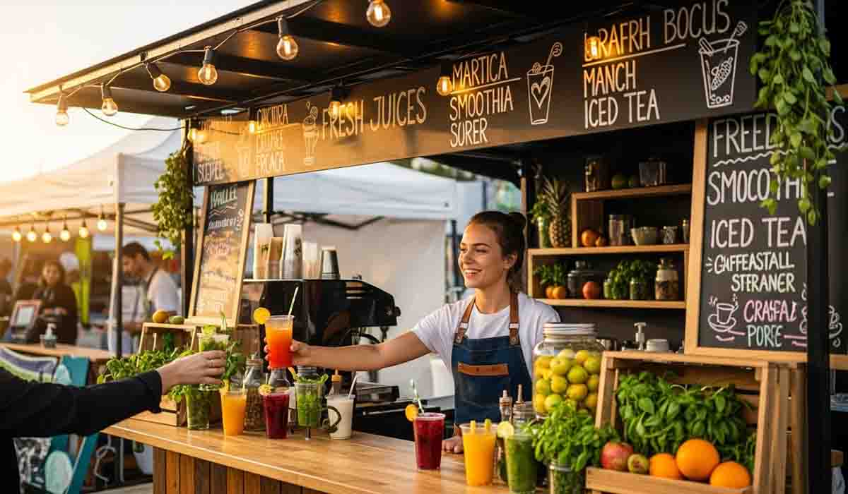 Booth Minuman Kekinian