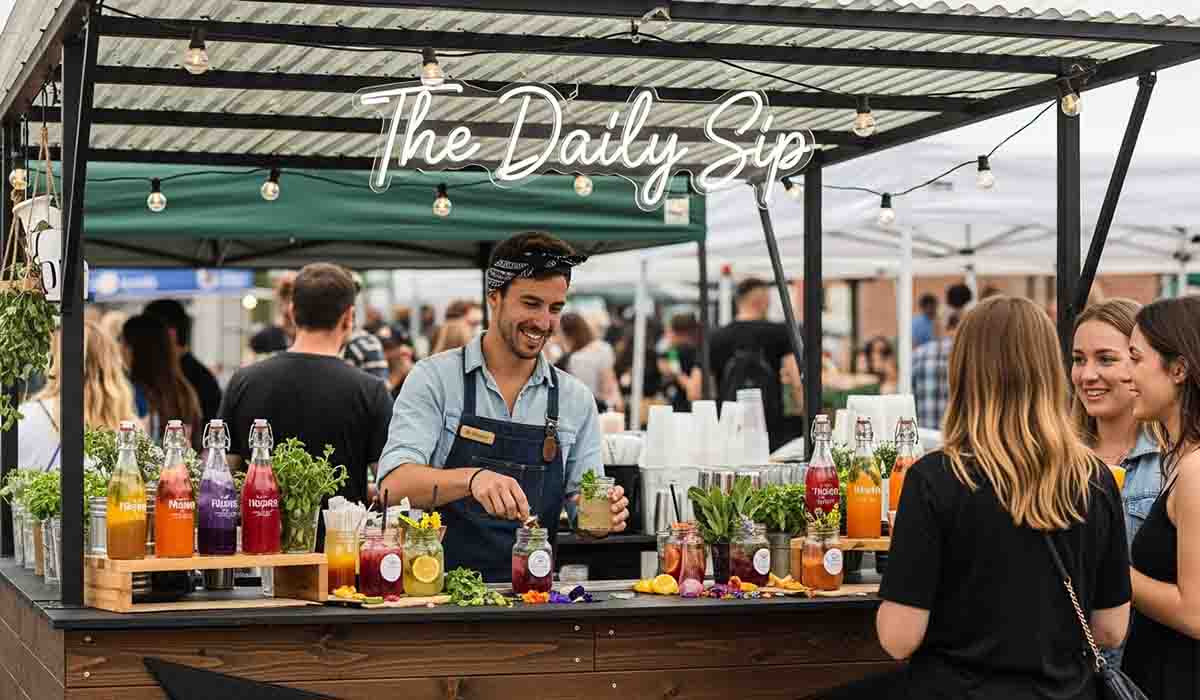 Booth Minuman Kekinian