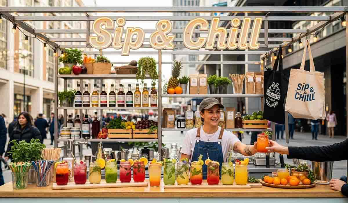 Booth Minuman Kekinian