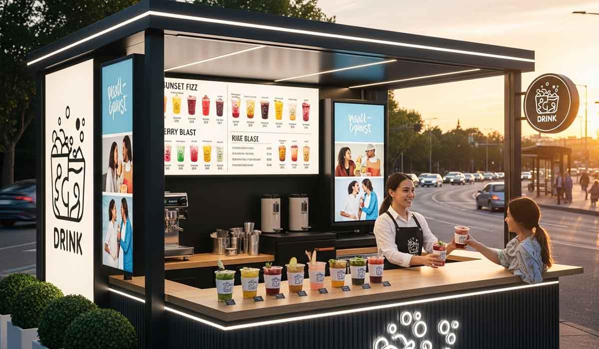Jualan Minuman Pinggir Jalan