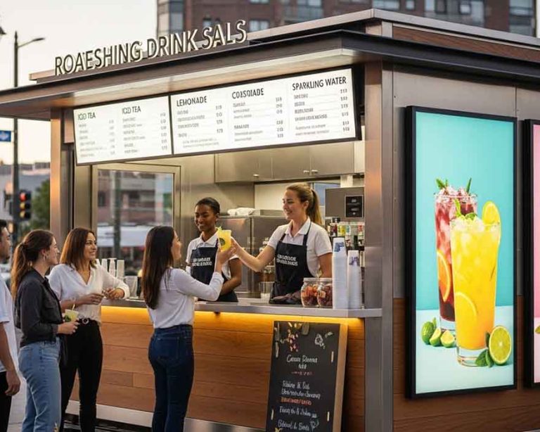 Jualan Minuman Pinggir Jalan