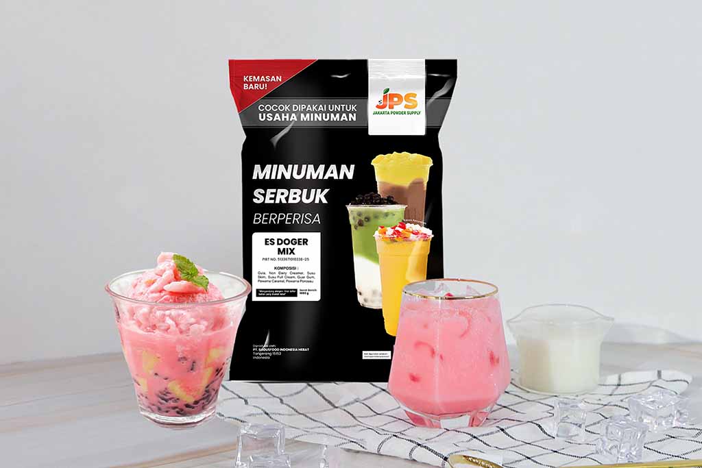 bubuk minuman es doger
