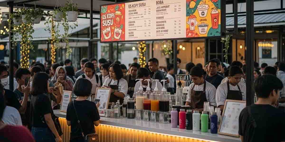 Booth Jualan Minuman