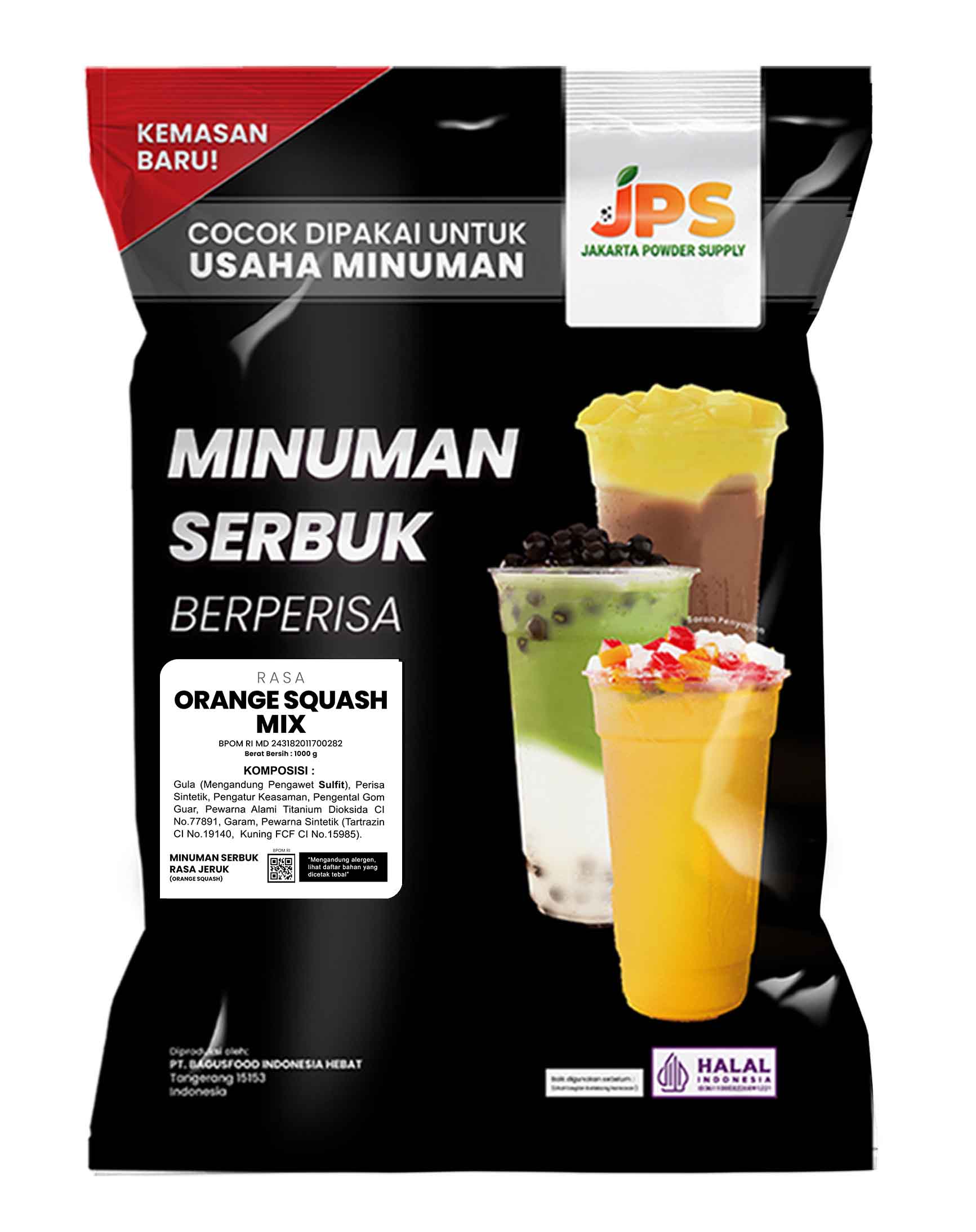 Bubuk Minuman Orange Squash Mix