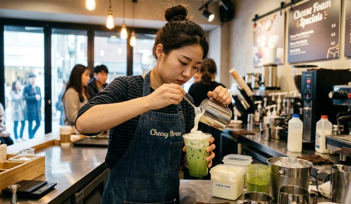 keju untuk topping minuman