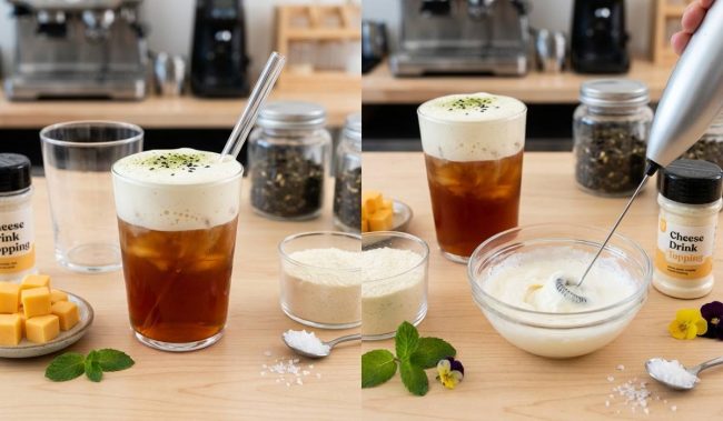 keju untuk topping minuman