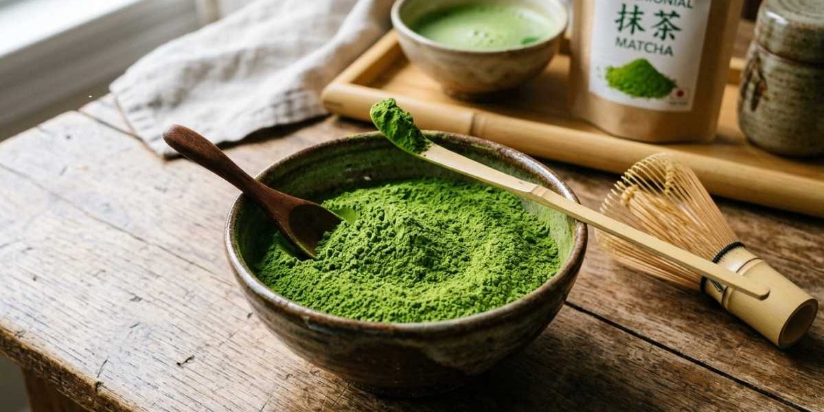 green tea powder