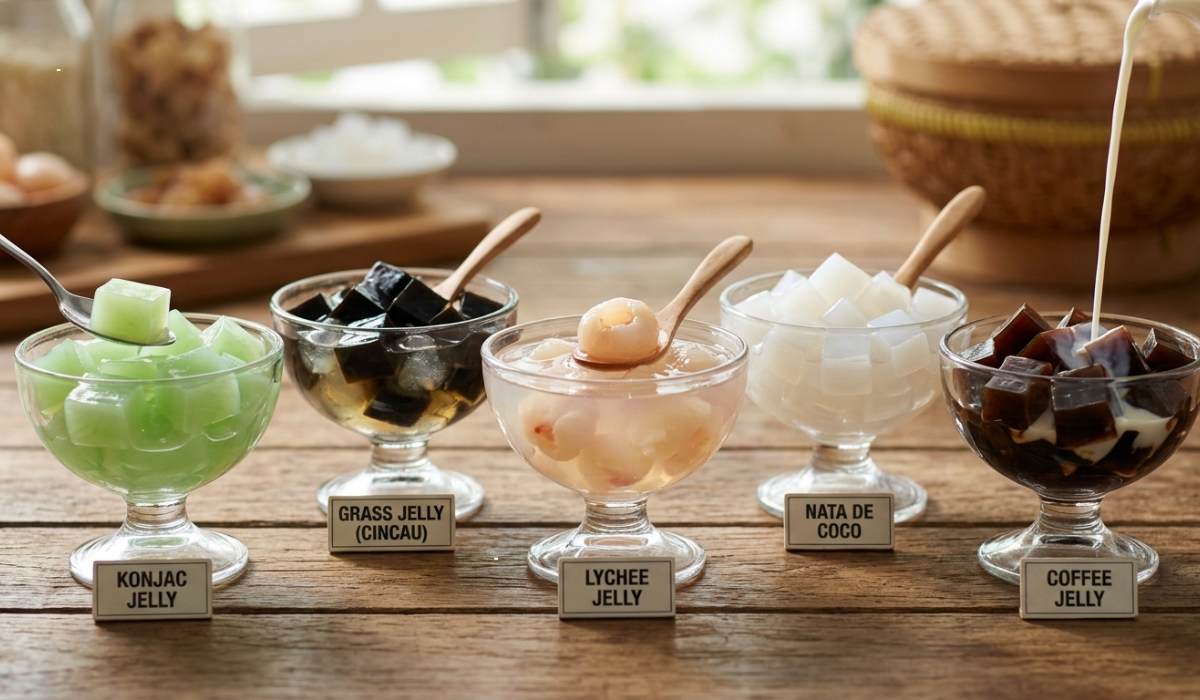 jelly topping minuman