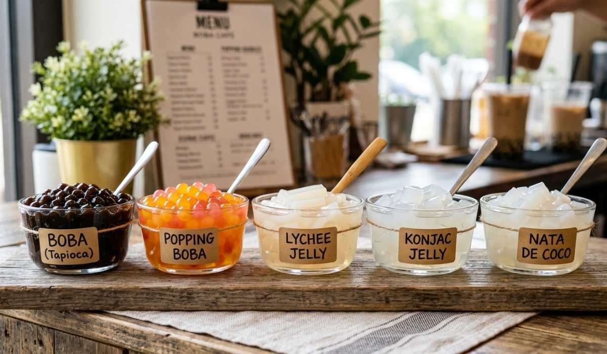 macam-macam topping minuman