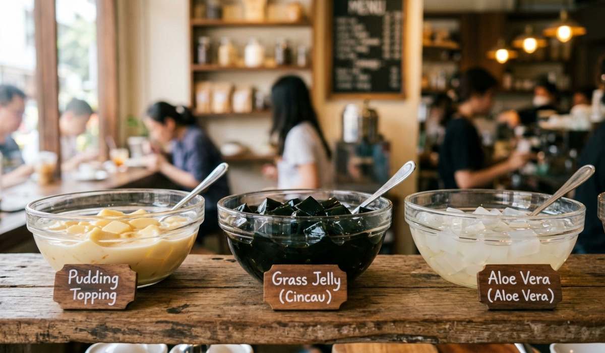 macam-macam topping minuman