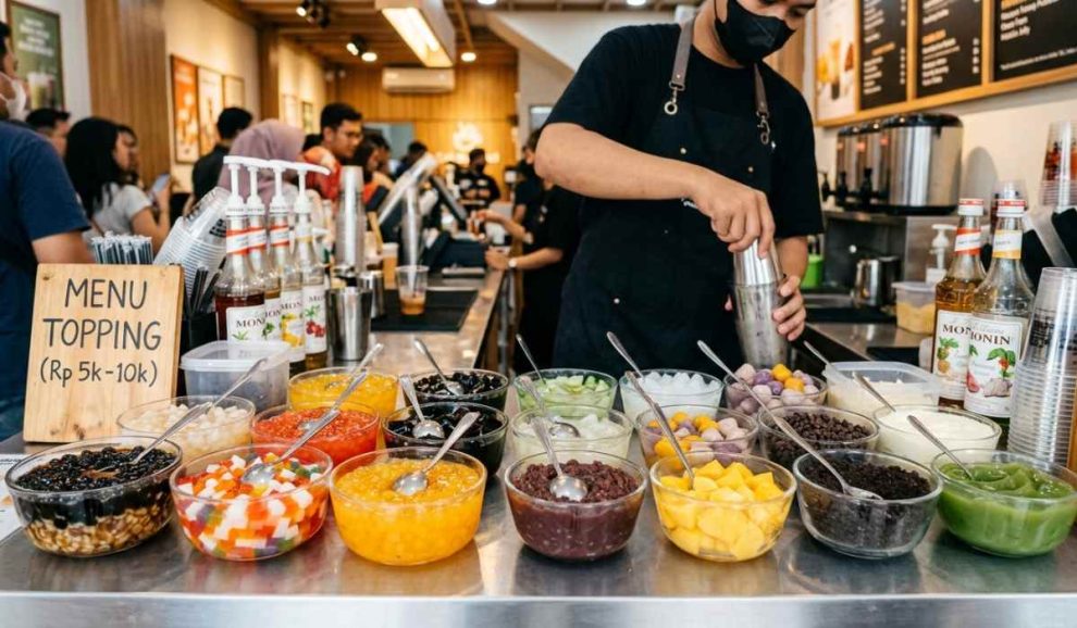 macam-macam topping minuman