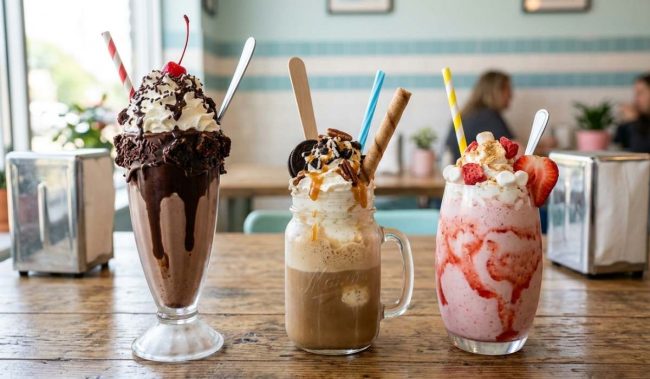 minuman topping es krim