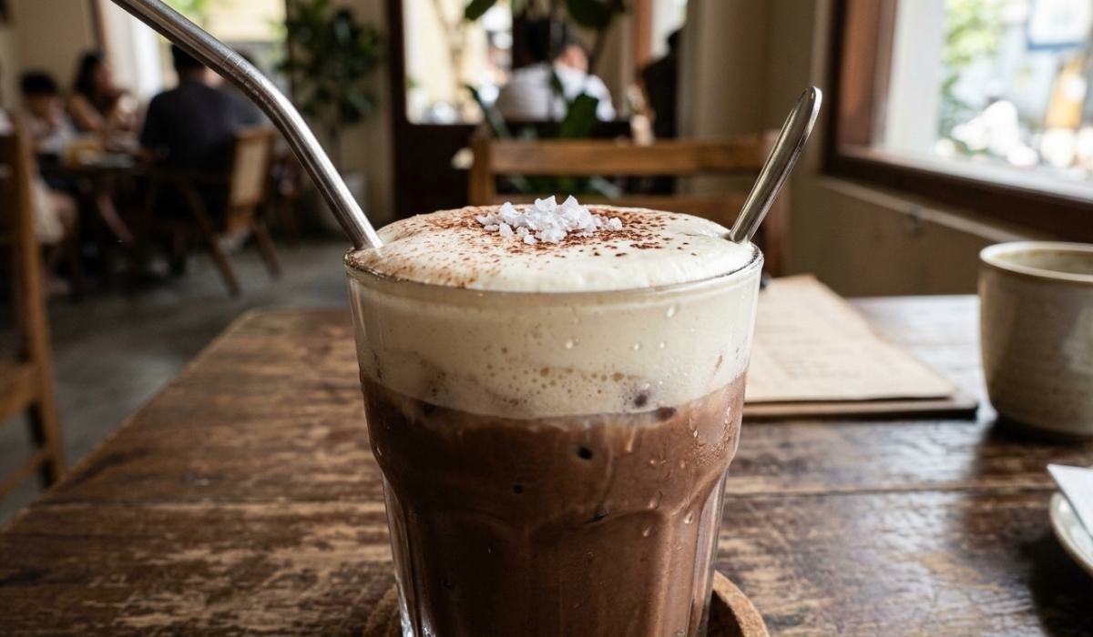 topping minuman coklat