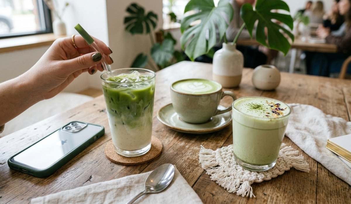 matcha latte bubuk
