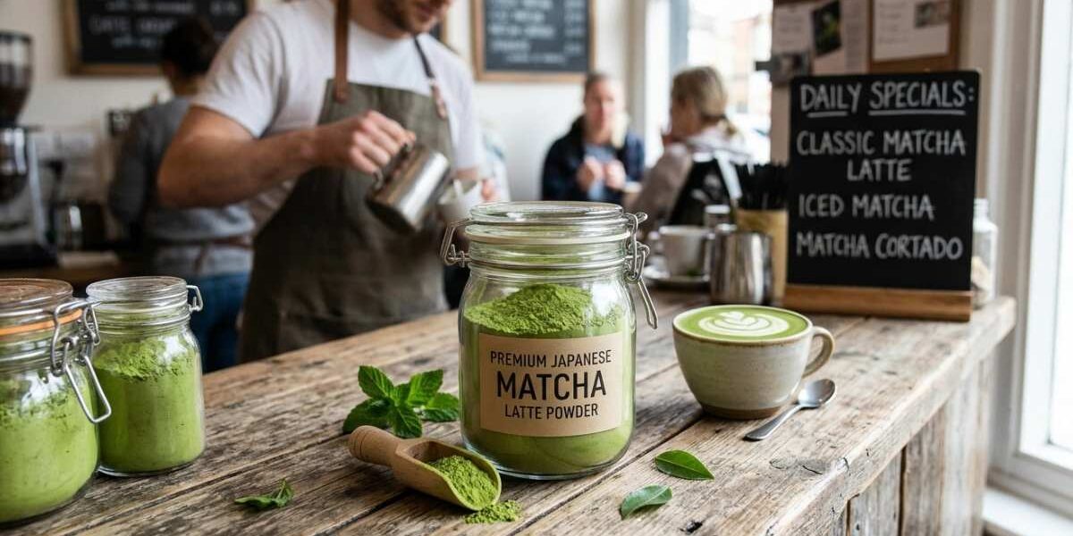 matcha latte bubuk