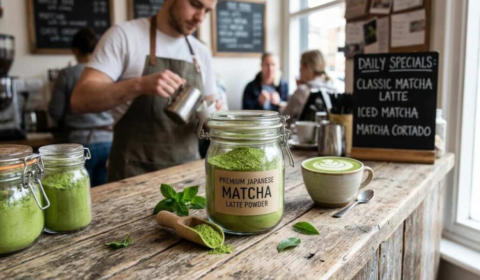 matcha latte bubuk