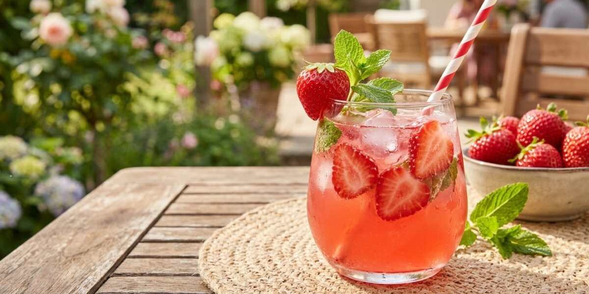 minuman rasa strawberry