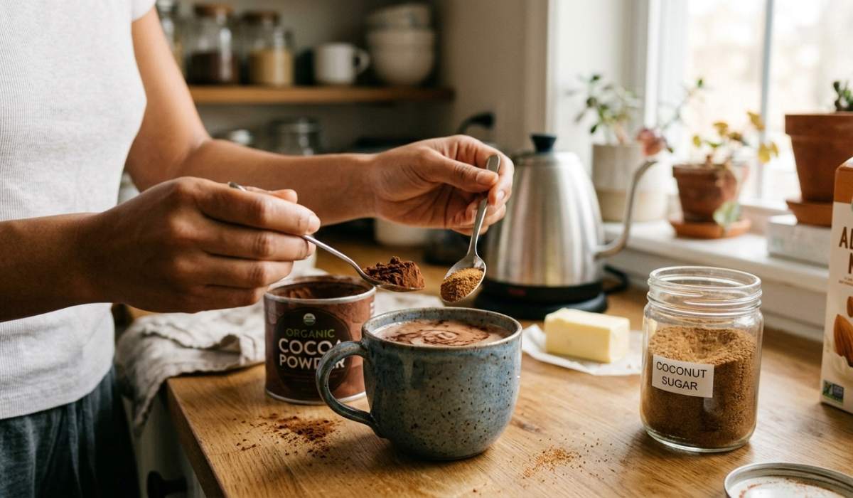 pure cocoa powder