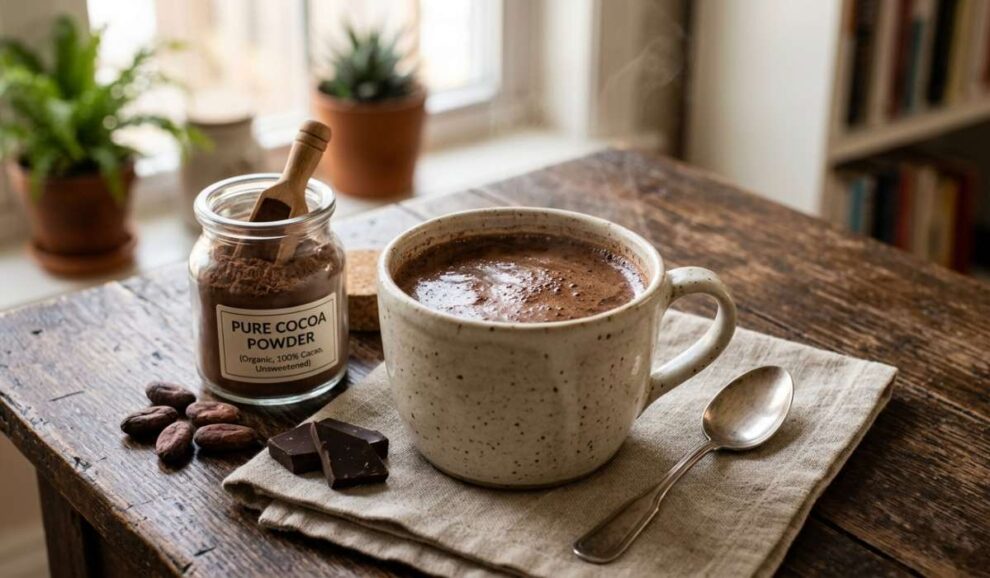 pure cocoa powder