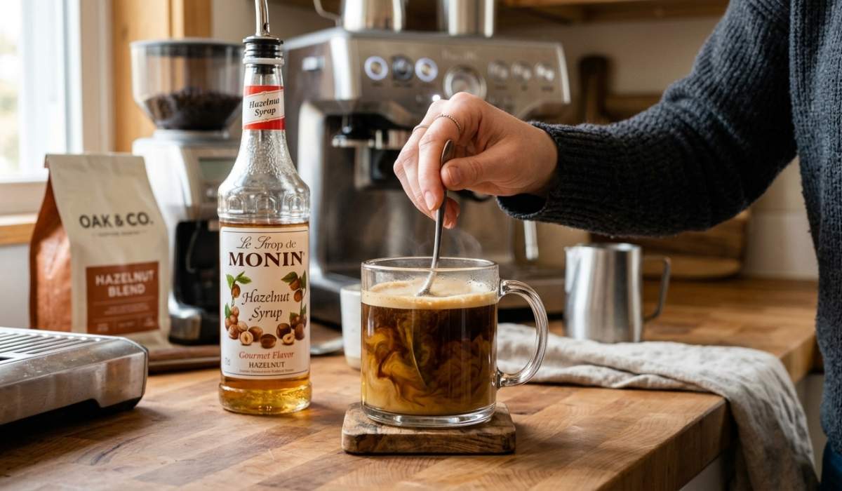 sirup hazelnut untuk kopi