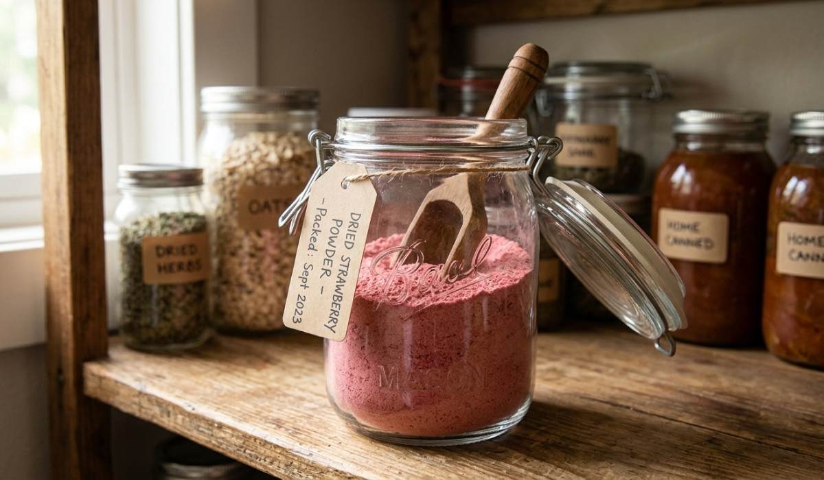 strawberry powder