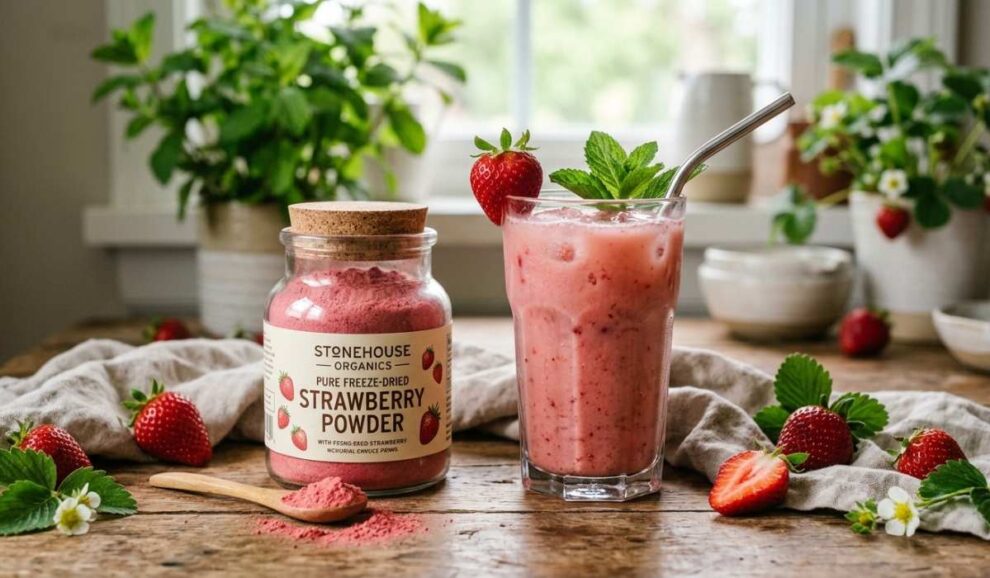 strawberry powder