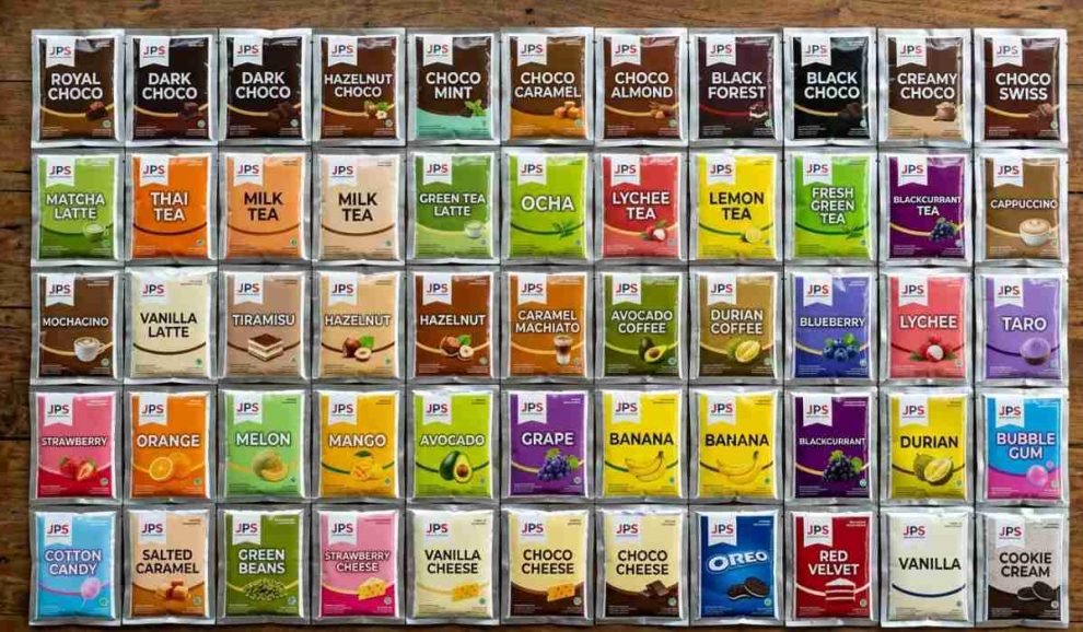 bubuk minuman rasa
