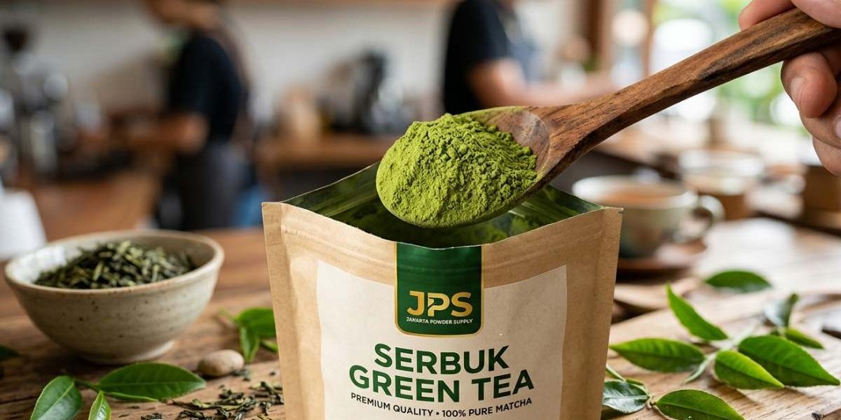 serbuk green tea
