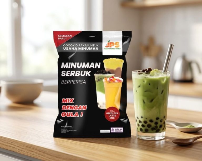 serbuk green tea