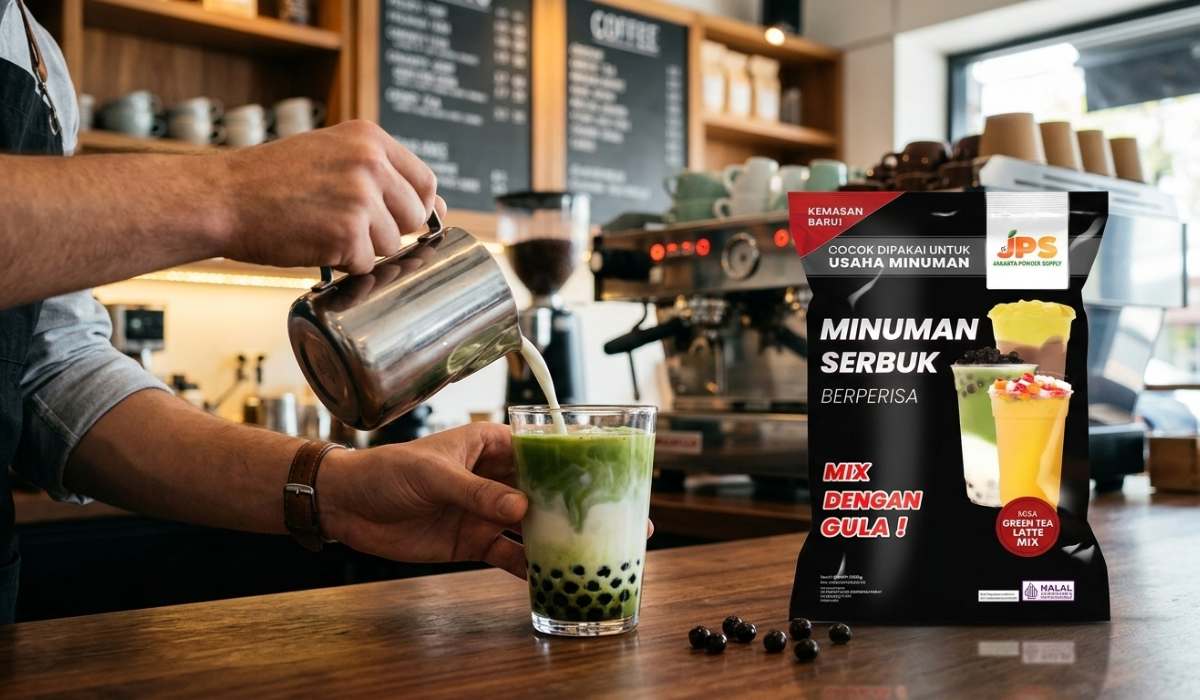 serbuk green tea