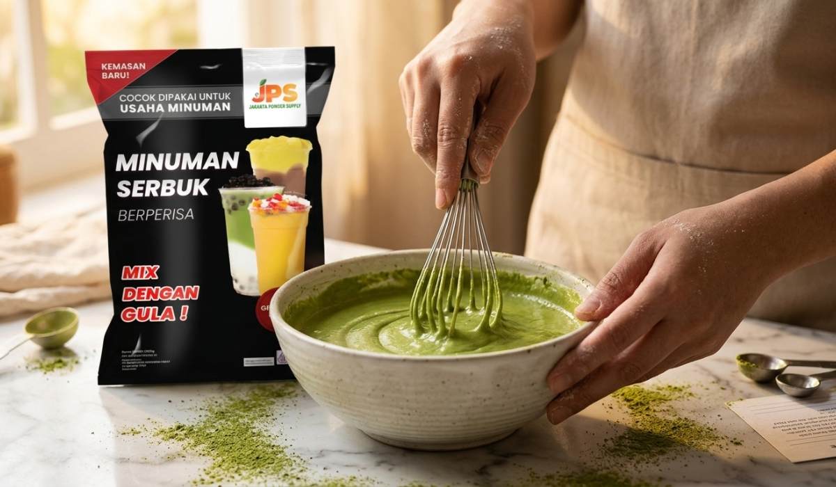serbuk green tea