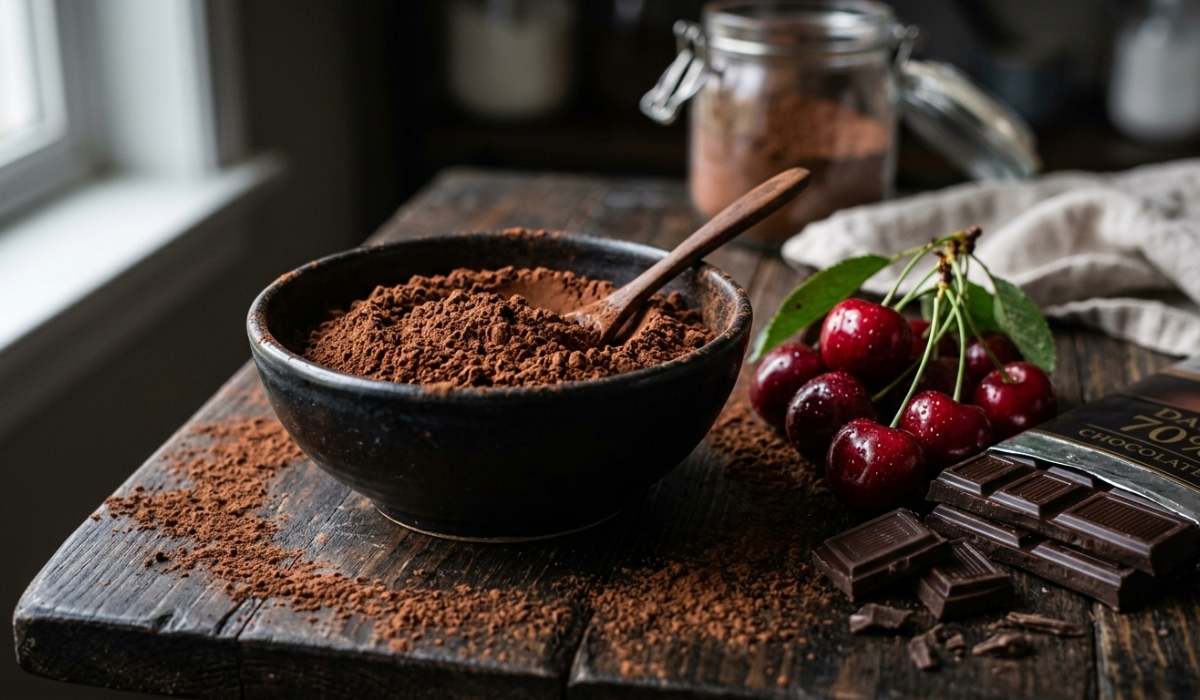 coklat bubuk black forest