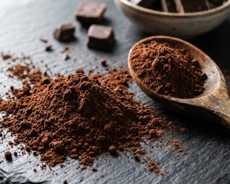 dark chocolate bubuk