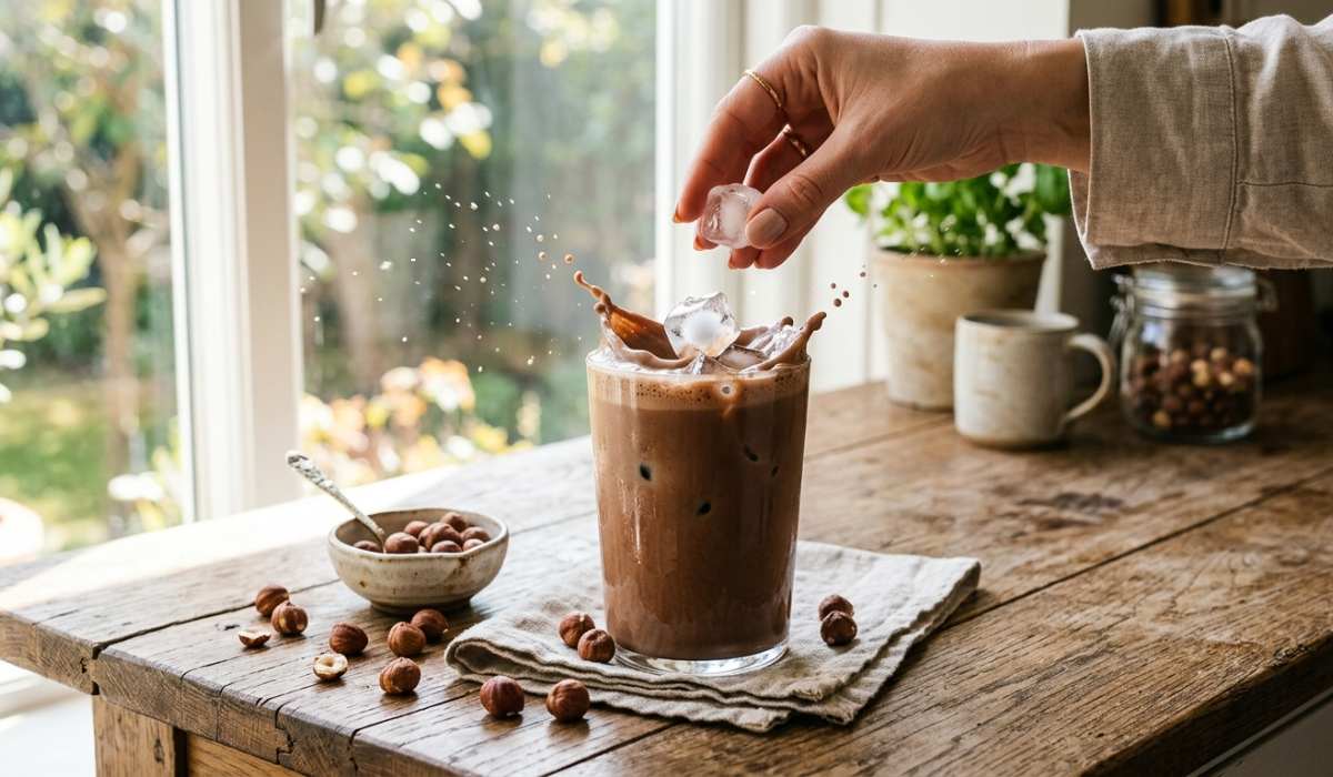 minuman choco hazelnut