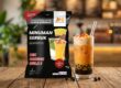 bubuk minuman dengan gula
