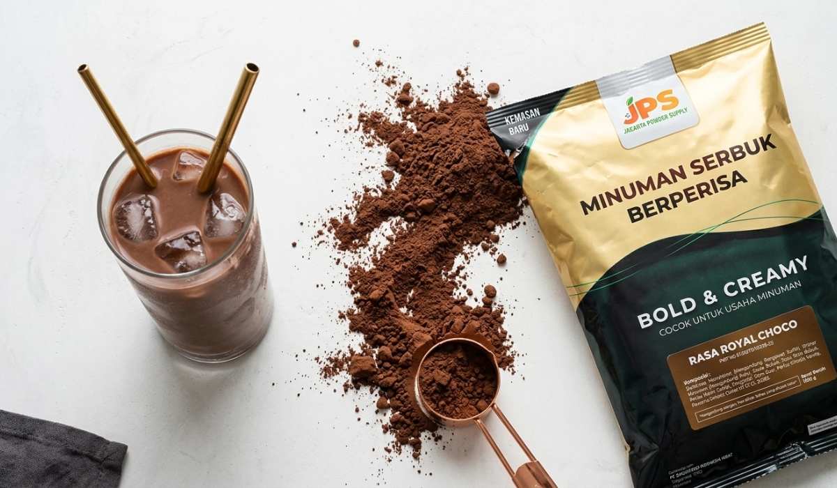 bubuk minuman plain