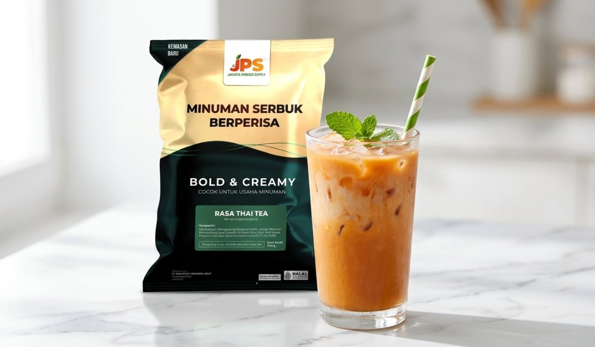 bubuk minuman plain