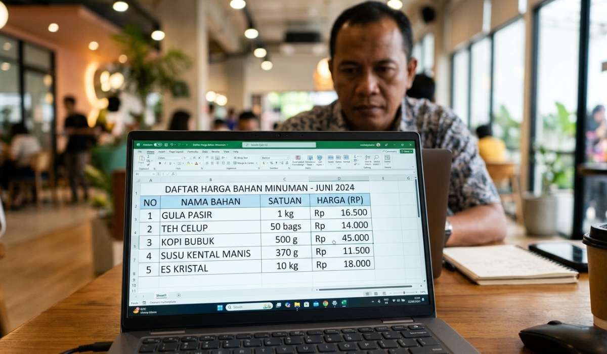modal usaha minuman