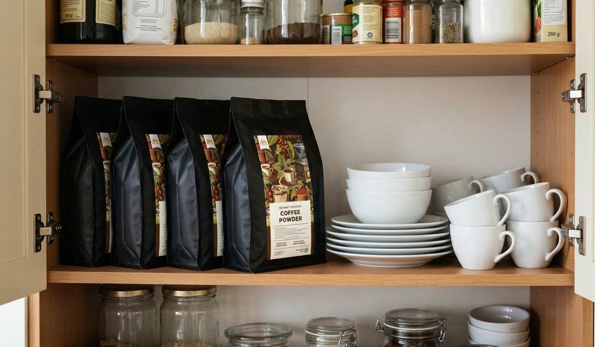 bubuk kopi instan