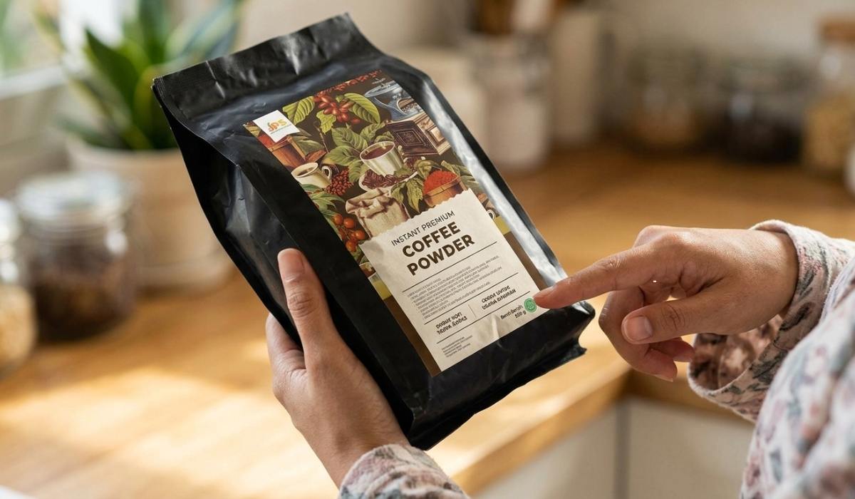 bubuk kopi instan