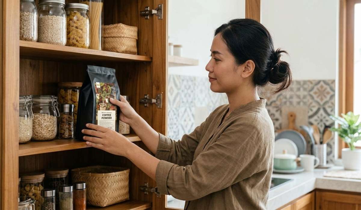 bubuk kopi instan