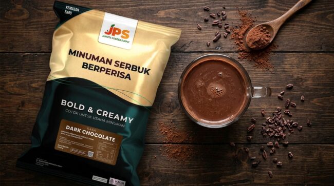 dark chocolate powder