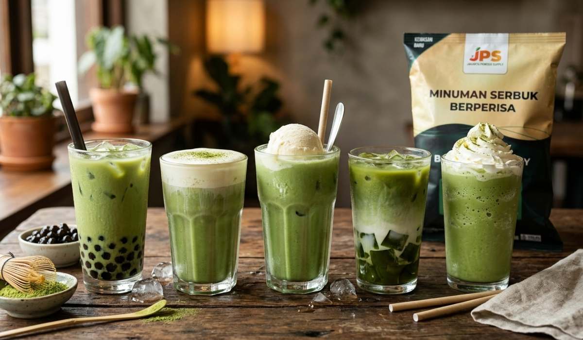 green tea latte powder